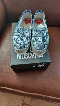 Espadrile Love MOSCHINO Dama Nr 36 Noi