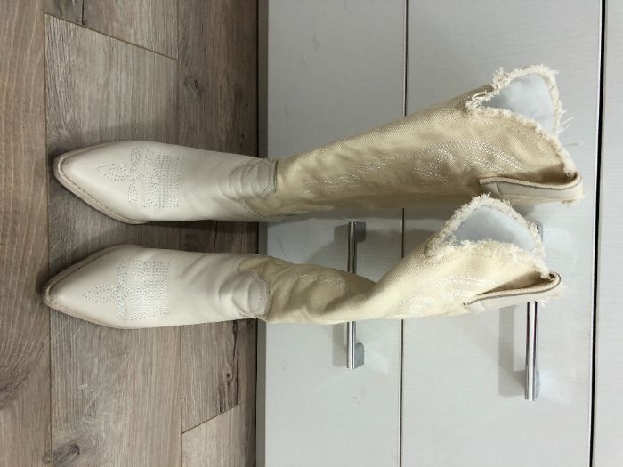 cizme western din piele