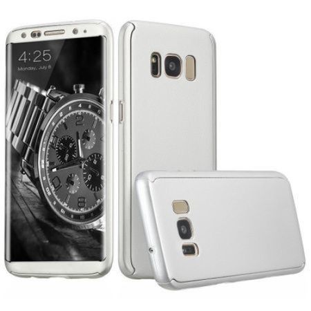 Husa Samsung Galaxy S9, FullBody Elegance Luxury Argintiu+Folie gratis