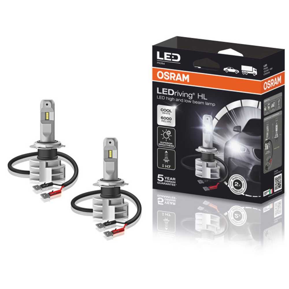 OSRAM LEDriving HL H7 Gen, 14W, 6000K, без вентилатор