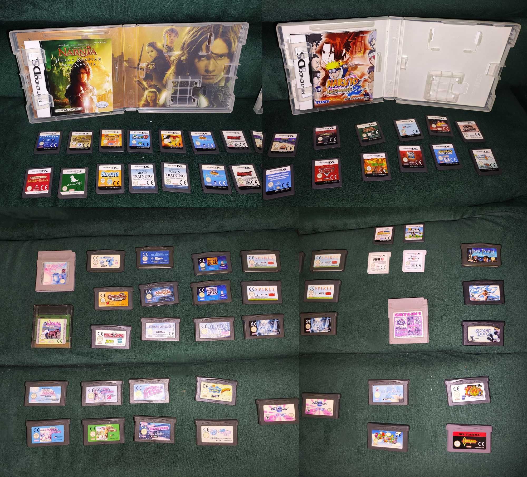LOT Mare Copii Nintendo DS Pokemon 3DS Wii Gamecube GBA GBC PS 3 PC