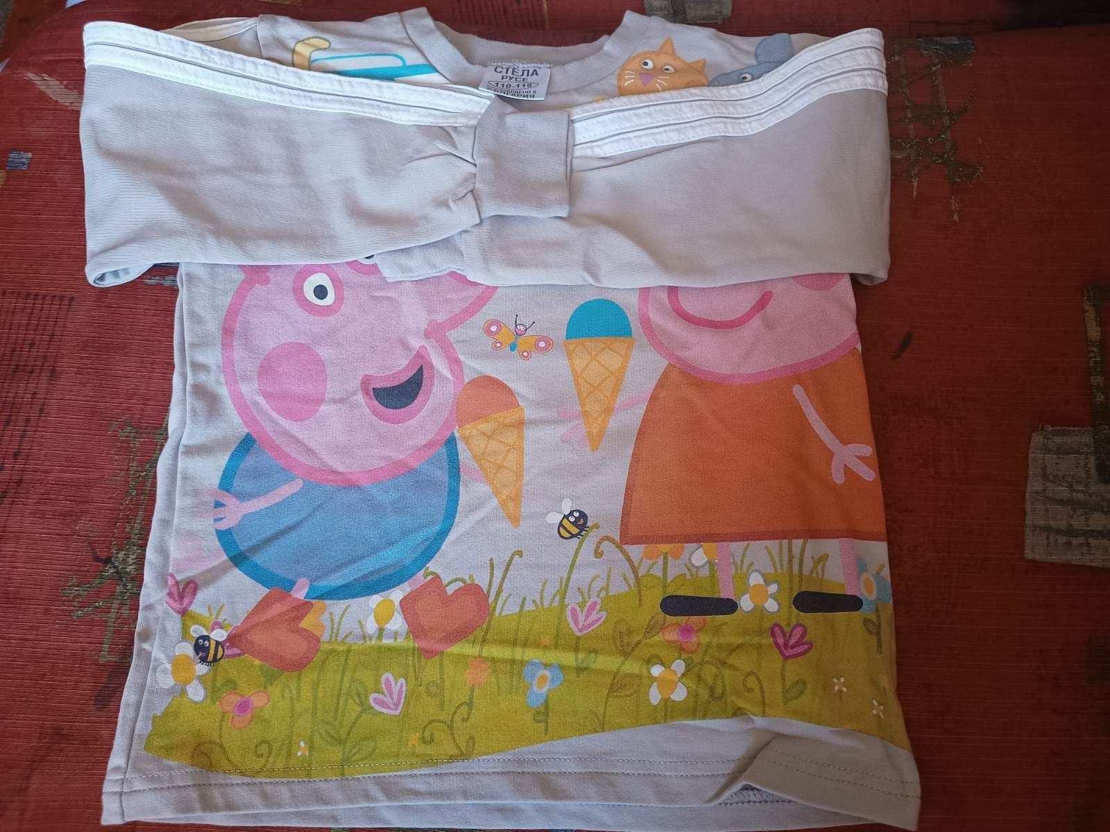 Комплект за бебешка количка и блузи за момче - 104 - 116см