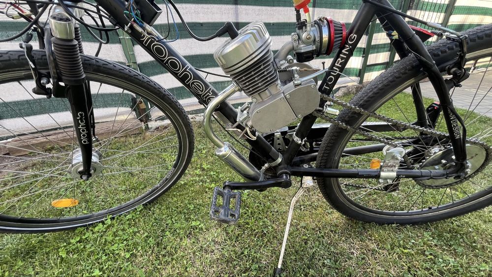 Bicicleta motor benzina 2t