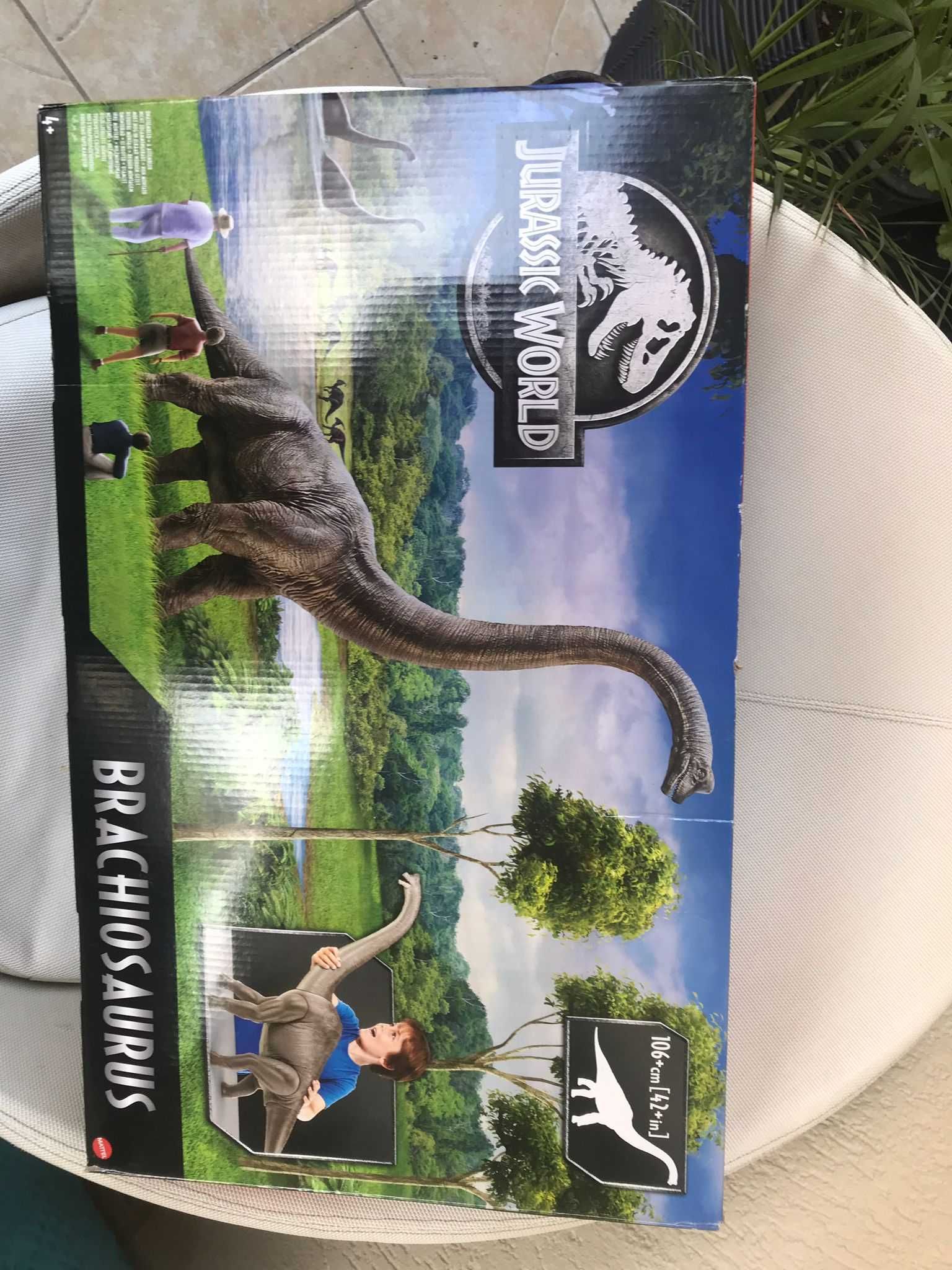 Figurina Jurassic World Brachiosaurus, Mattel, 106 cm