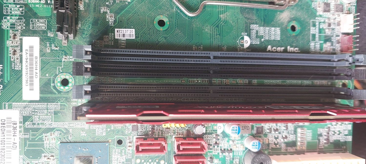 Продам материнскую плату 1151 v2 с ОЗУ
