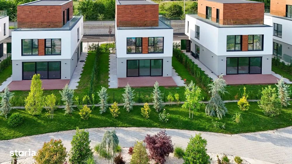 Ansamblu finalizat-Vila lux individuala-acces direct la parc-piscina
