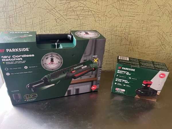Акумулаторна Тресчотка 12V Parkside Парксайд 3/8 ударна ratchet