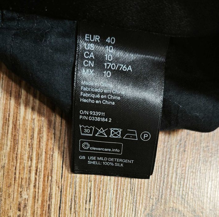 BALMAIN X H&M  100% Копринен дамски панталон размер EU 40 / UK 14