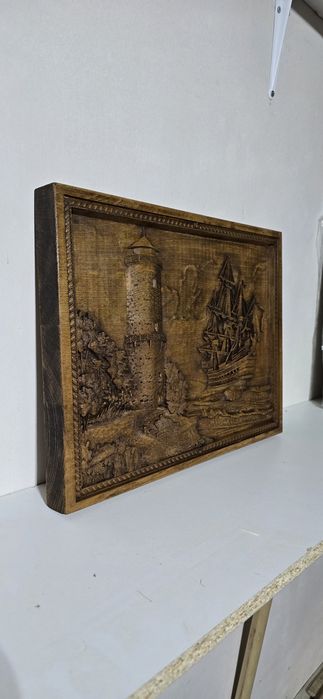 Картина дърворезба