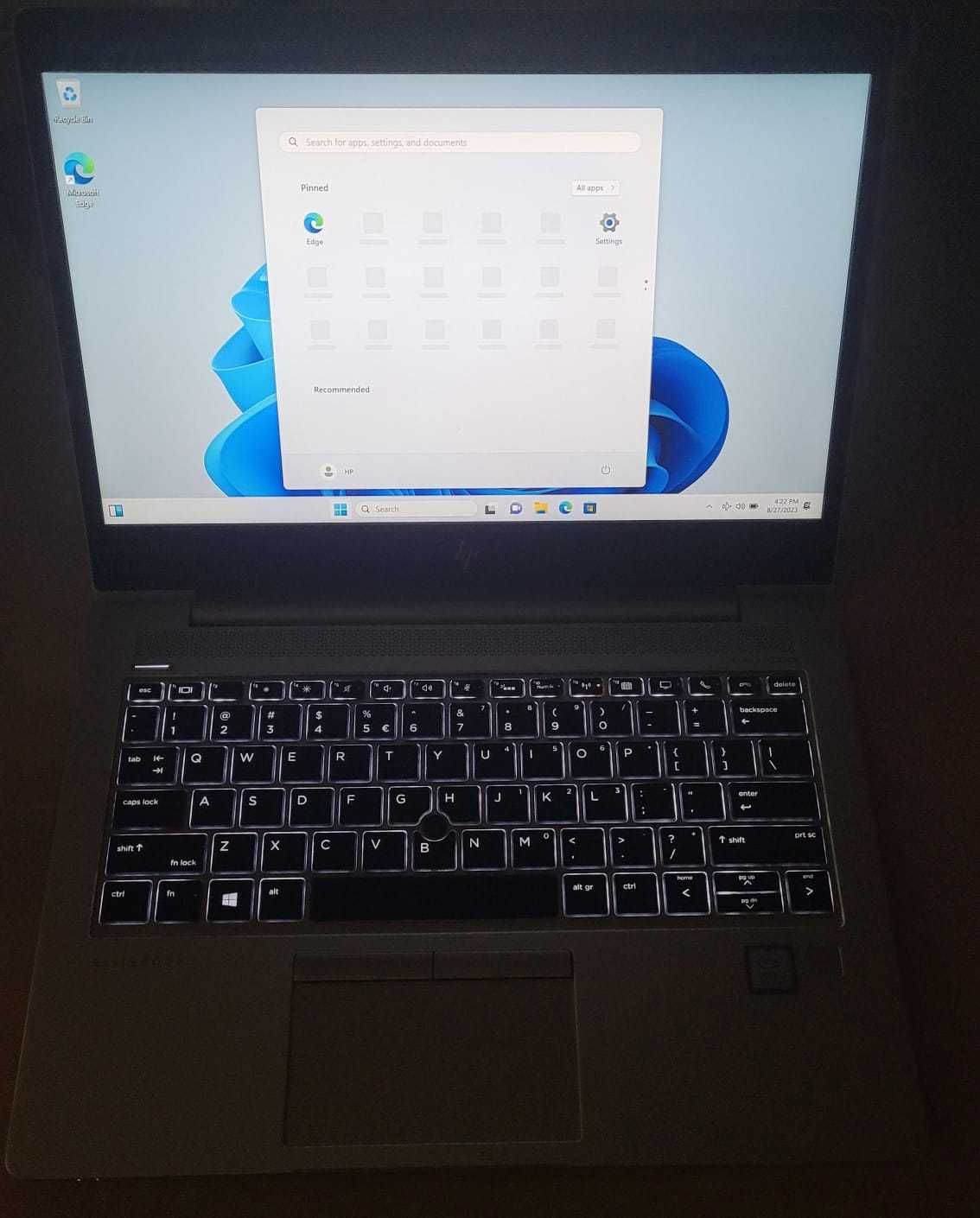 Laptop HP EliteBook 830 G5, i5-8350U 8th Gen, 250 GB SSD, 8 GB RAM
