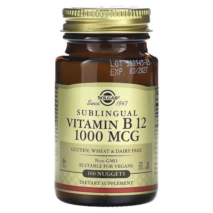 Solgar витамин B12 Б12 Vitamin B12