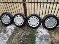 Roti iarna jante 4 x100 pe 15 tabla plus anvelope pentru Mini Cooper
