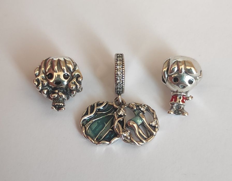 Нови!!! Сребърни Хари Потър талисмани за гривна Пандора Pandora Harry