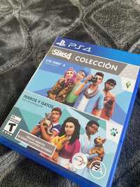 Игра на диске sims + дополнение (Cats and dog) для PlayStation 4