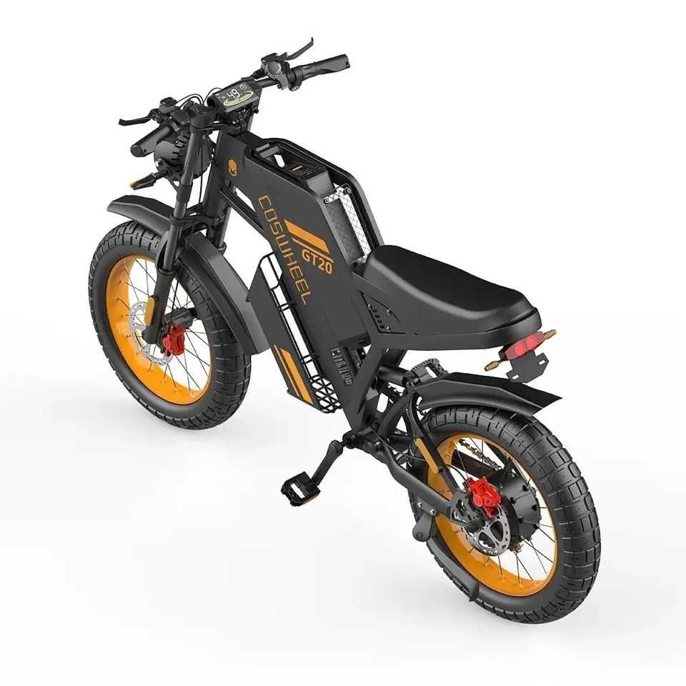 Bicicleta Electrica COSWHEEL GT20, Motor 1500W, 60 km/h, 48V 25AH