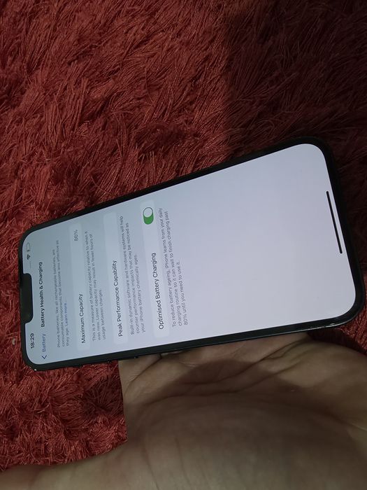 -Iphone 14Plus, Negru, 128Gb, 6Ram, bat: 86%, doar telefonul, stare fo