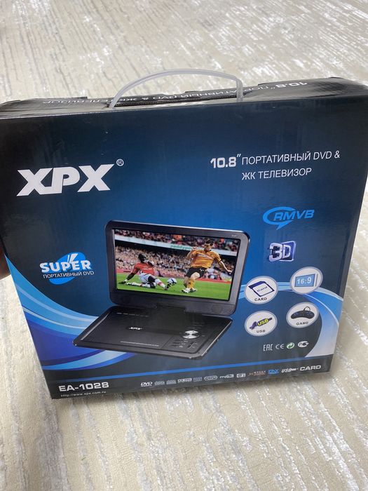 Портативный DVD & жк телевизор 10.8