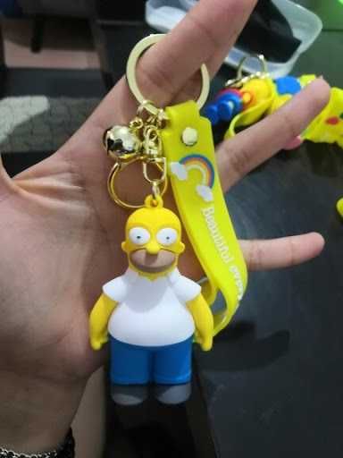 Brelocuri noi Disney Familia Simpson_Bart_Lisa_Homer_Marge