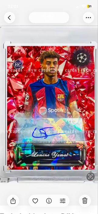 Lamine Yamal подпис