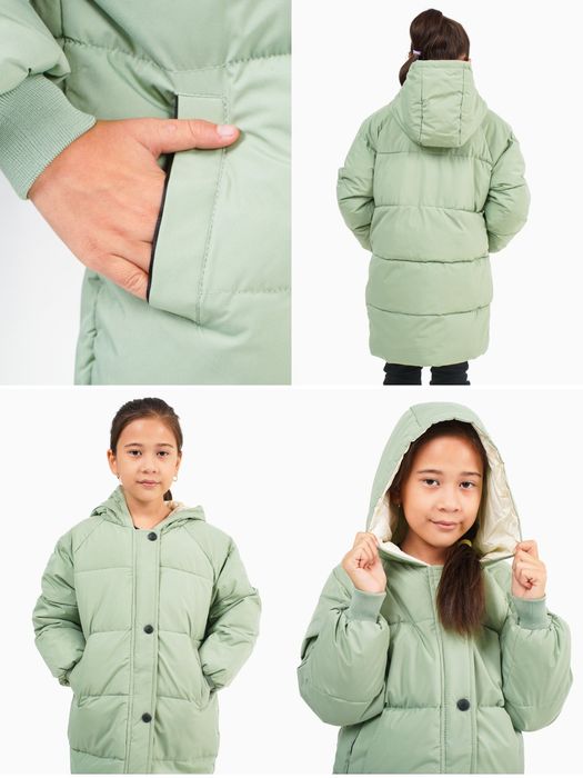 Детский пуховик куртка 4-9 лет детская для мальчиков и девочек зимний