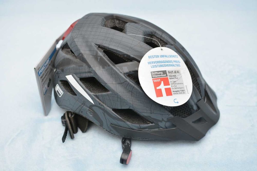 Casca bicicleta Fischer cu lumina, marime S/M - NOU