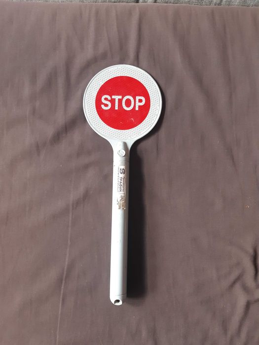 Милиционерска STOP палка, ретро изцяло метална