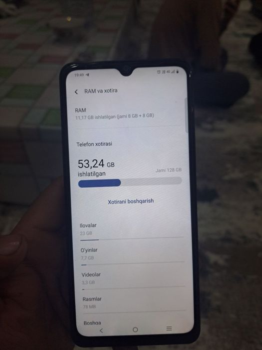 Vivo Y 27s yaxshi Telefon 8/128 xotira