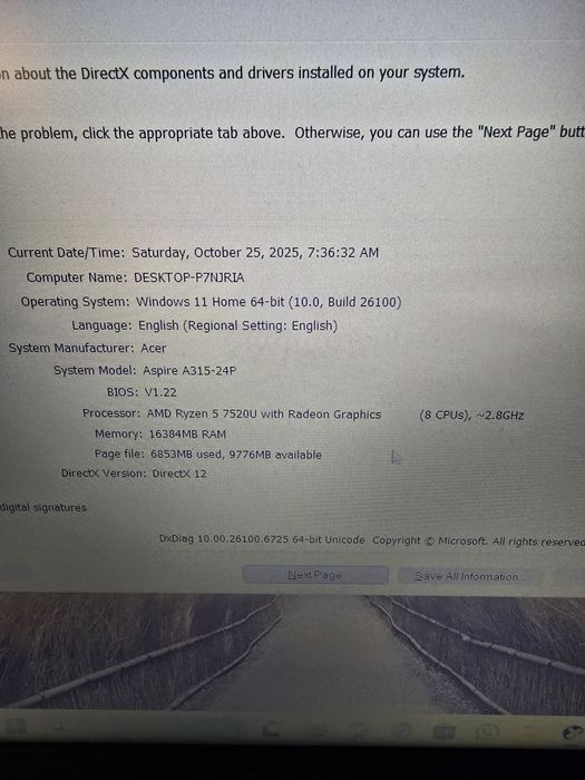 Acer Aspire 3 A315-24P garantie 2027(Laptop office/gaming)