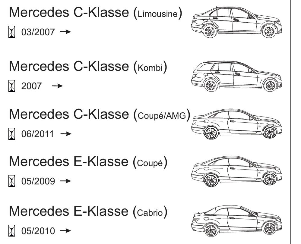 Теглич за Mercedes