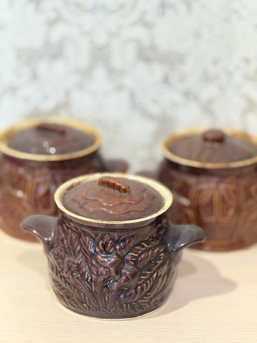 Глиняные горшочки для запекания