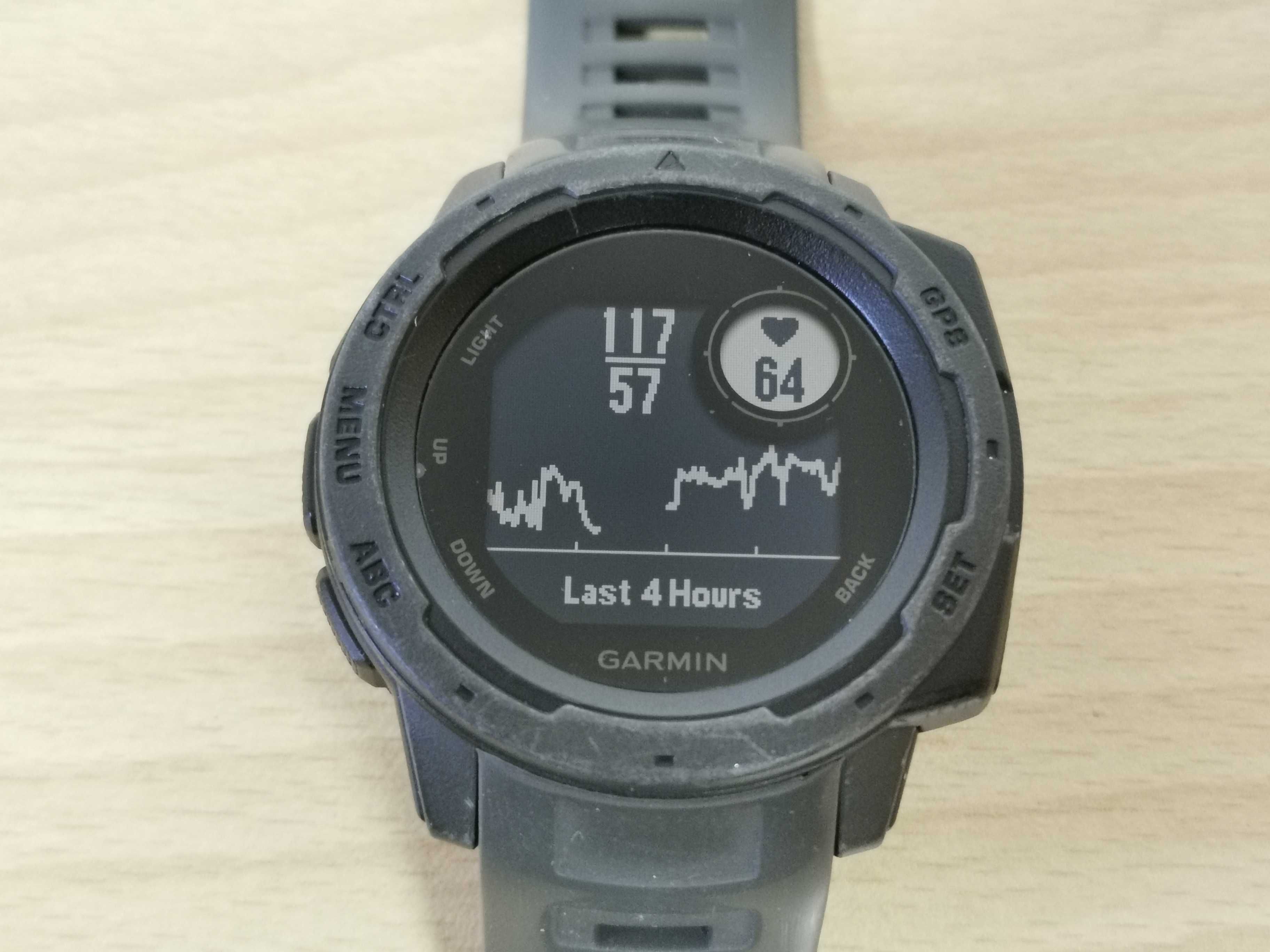 Garmin Instinct Graphite smartwatch