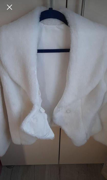 Bolero din blanita alba pentru mireasa NUNTA