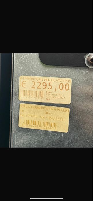 Termosemineu pe peleti stare perfecta