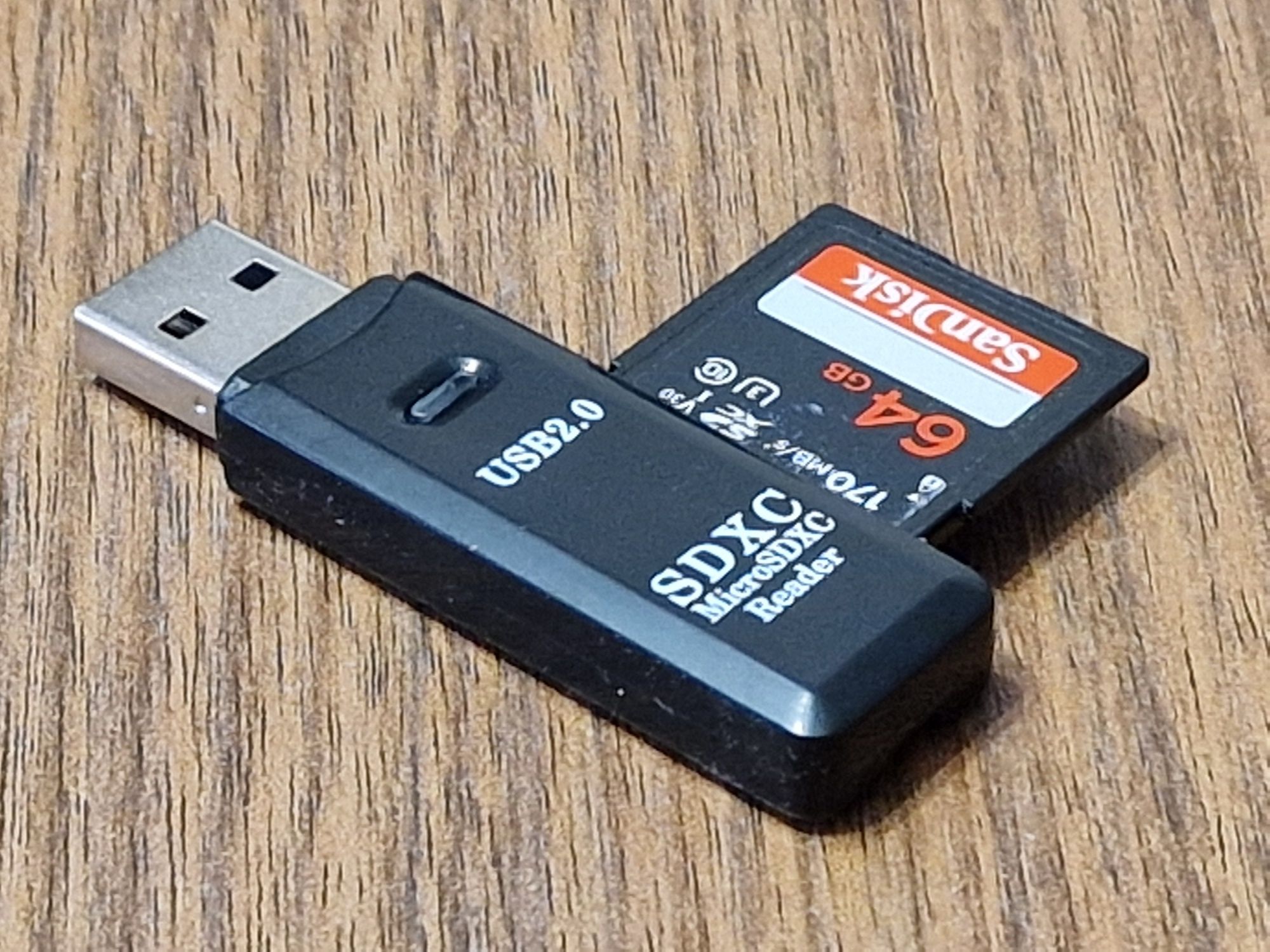 Четец за карти cardreader 2 в 1 microSD & SD