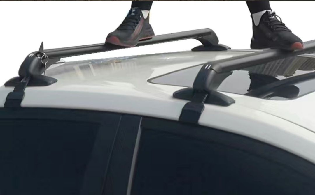 Рейлинги поперечные на гладкую крышу багажник и автобокс