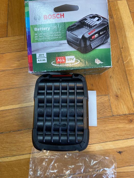 Baterie/Acumulator Bosch tip4/for all, 18V, 4Ah, nou, original-Ungaria
