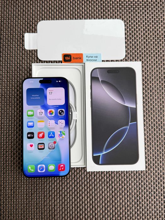 НОВ! iPhone 16 Pro MAX Лизинг от 76л/м Black Titanium  ГАРАНЦИЯ 256GB