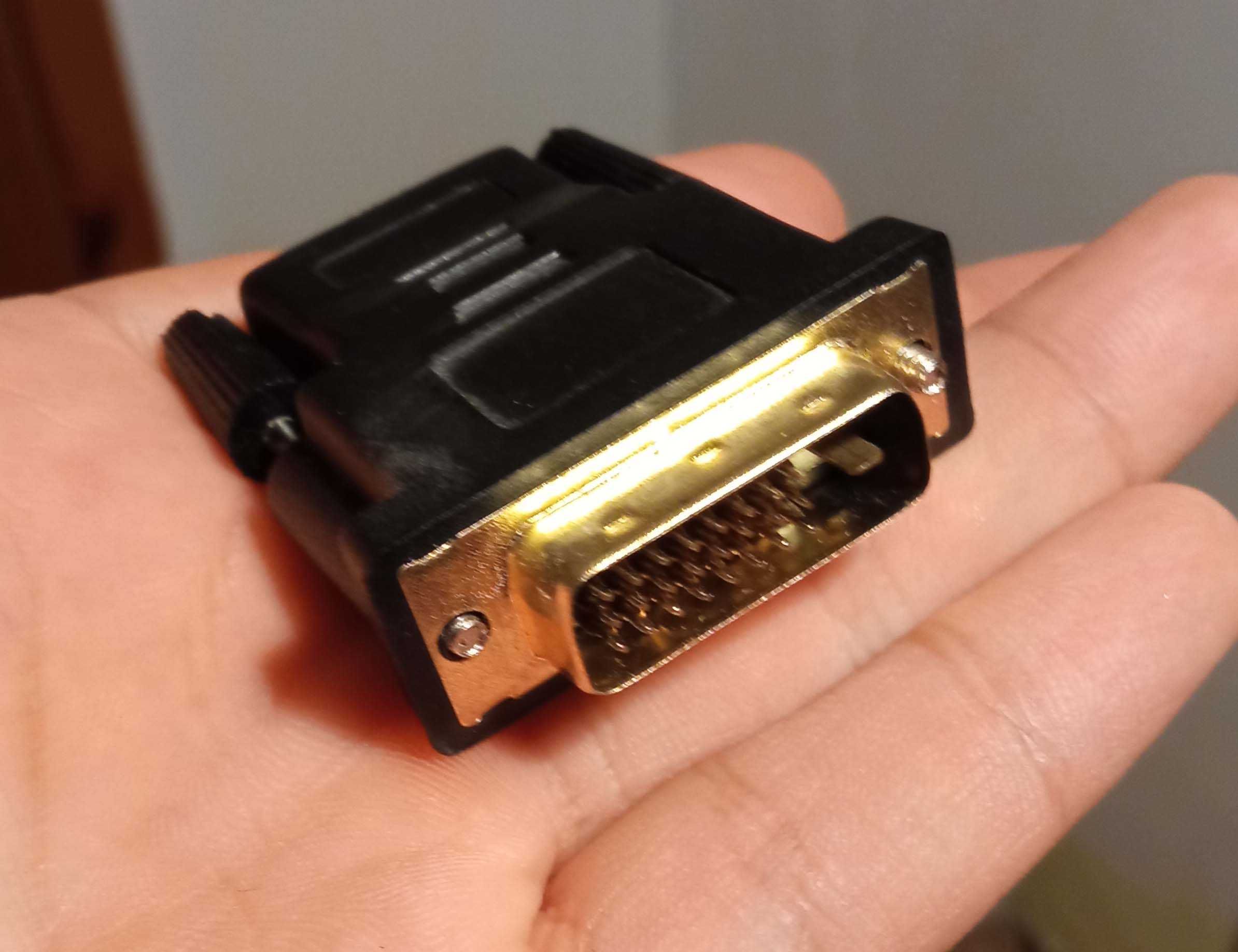 Переходник DVI на HDMI для мониторов, видеокарт