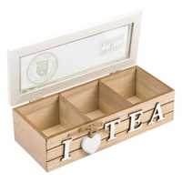 Симпатична кутия за чай I LOVE / I LOVE HOME