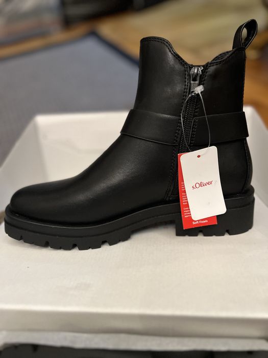 Ghete S. Oliver piele ecologic si lant marime 39