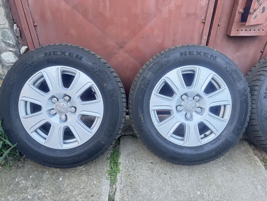 ‼️Jante AUDI 5x112 R16 cu cauciucuri NOI 215/65/16 IARNA, Dot 2023‼️