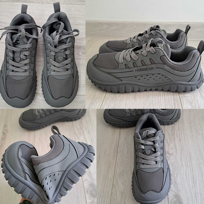 Pantofi sport unisex gri HOBIBEAR Barefoot marimea 40