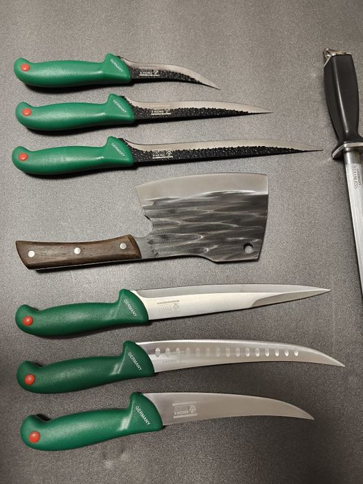 SET Cutite Macelarie 8 piese Germany Green
