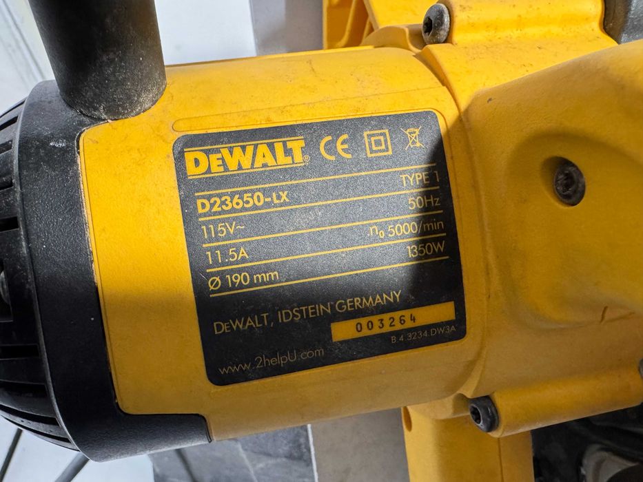 Ръчен циркуляр - Dewalt 1350W / 115 V / 190 mm