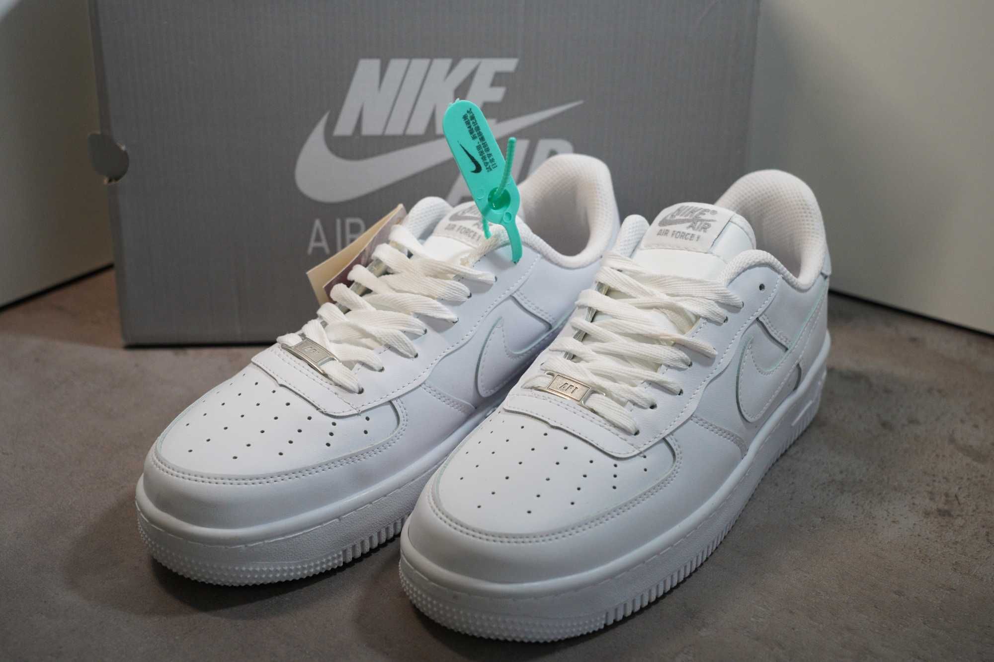 Adidasi NIKE low AIR FORCE 1 White, Produs Nou - Full Box, Premium