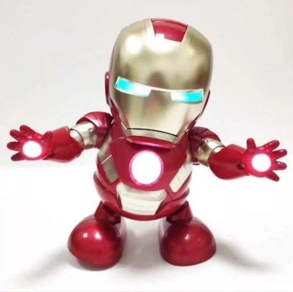 Танцующий робот Железный Человек Iron Man Batman Spider Man marvel her