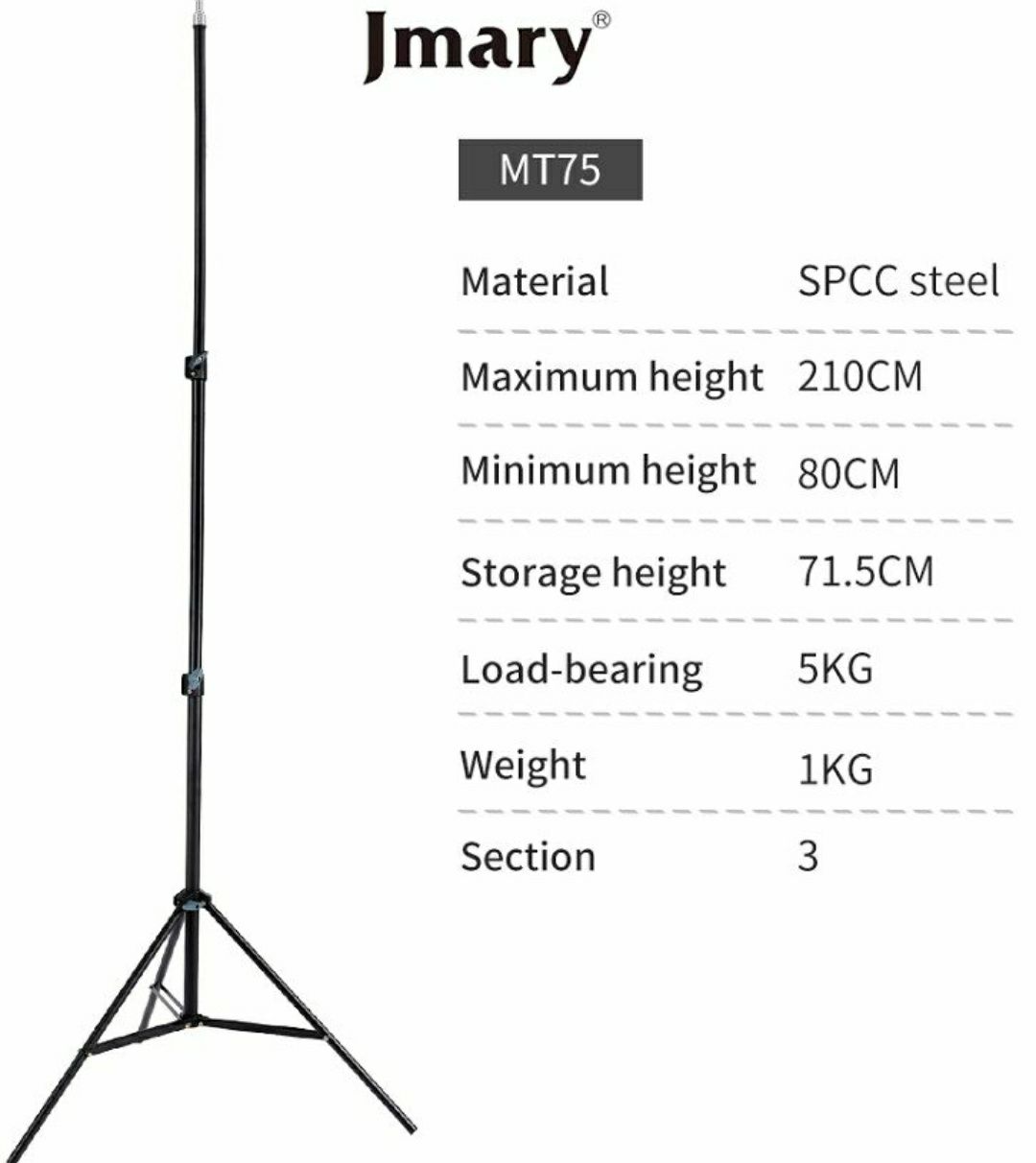 Штативы для камера,телефоны и т.д. Jmary mt-75 гарантия есть! Доставка