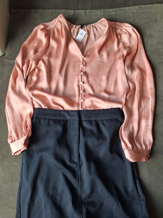 Camasa eleganta business roz pudrat Banana Republic