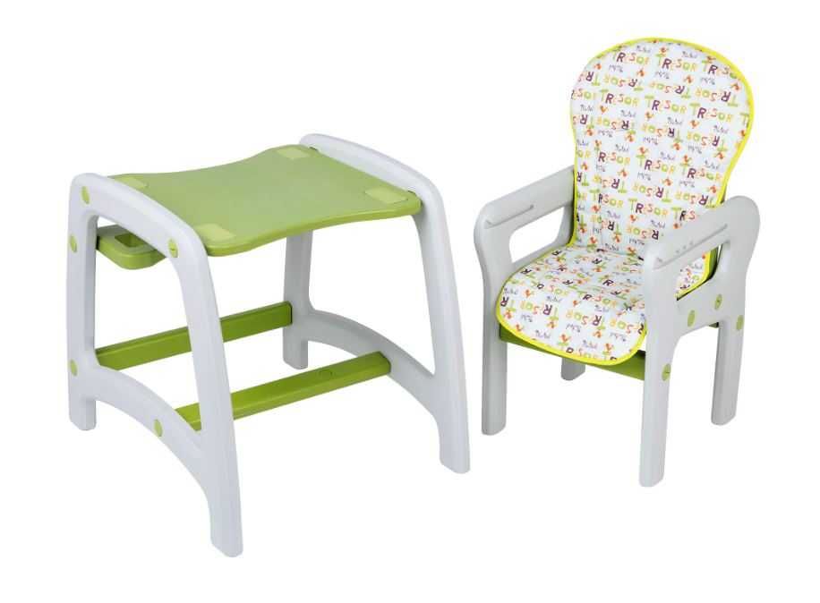 Scaun de masa bebelusi Wunderkid transformabil in scaunel si masuta