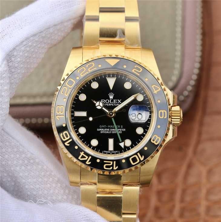 Rolex GMt-Master златно/зелено-черно